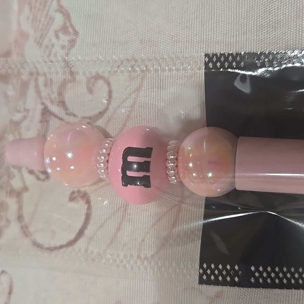 Pink M&M Ballpoint Pencil. Perfect 4 Easter Baskets. Includes Extra Lead N Ink